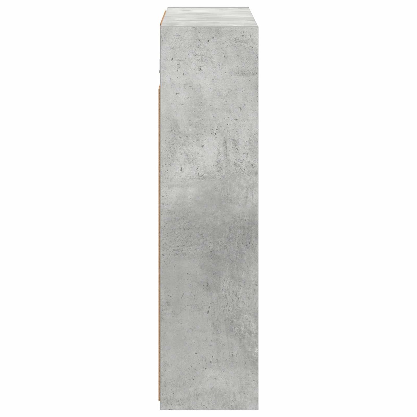 Baderomsspeilskap Betonggrå 63,5 x 16 x 62,5 cm Konstruert tre