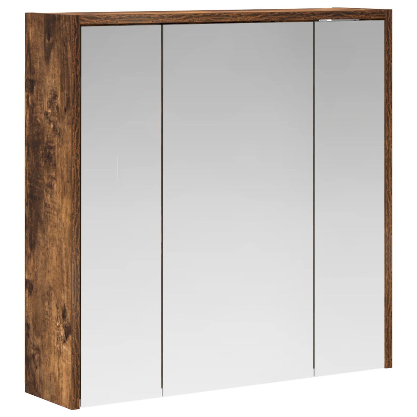 Baderomsspeilskap Røkt eik 63,5 x 16 x 62,5 cm Konstruert tre