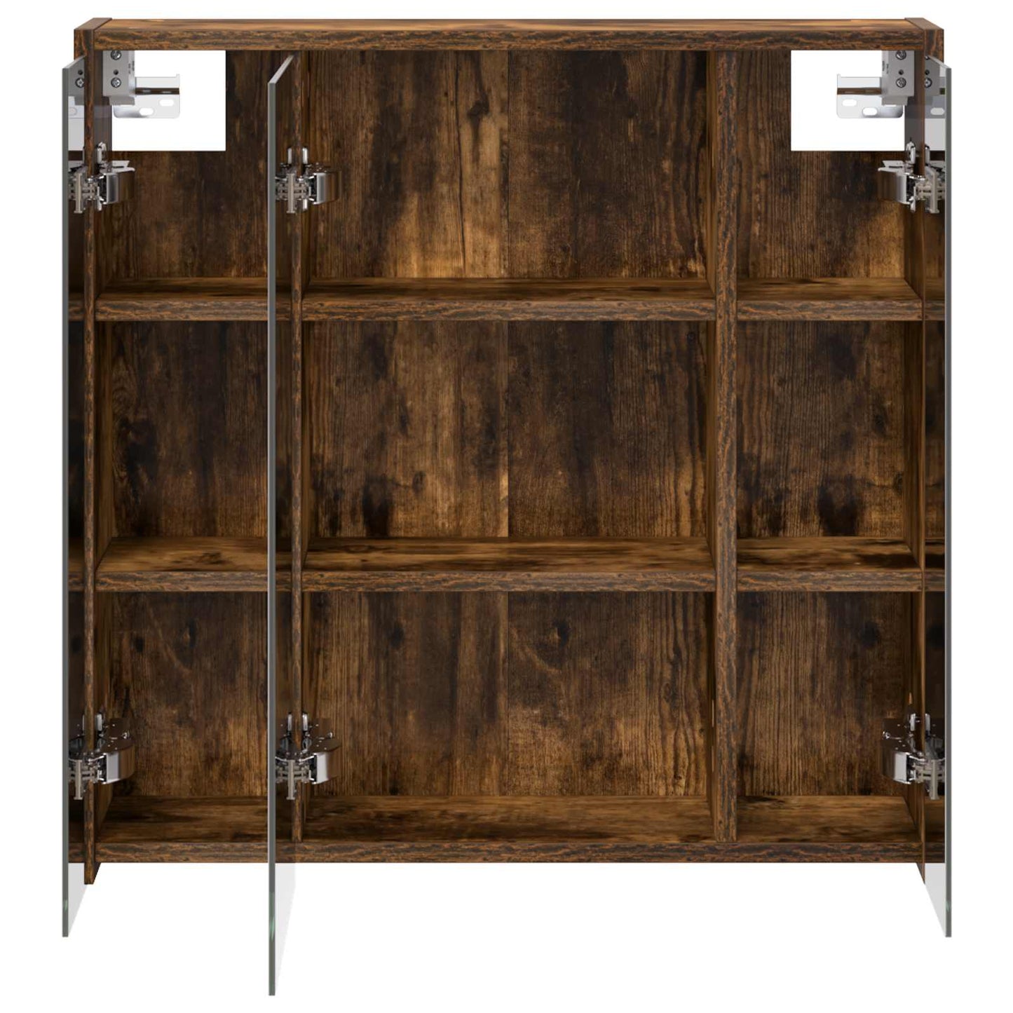 Baderomsspeilskap Røkt eik 63,5 x 16 x 62,5 cm Konstruert tre