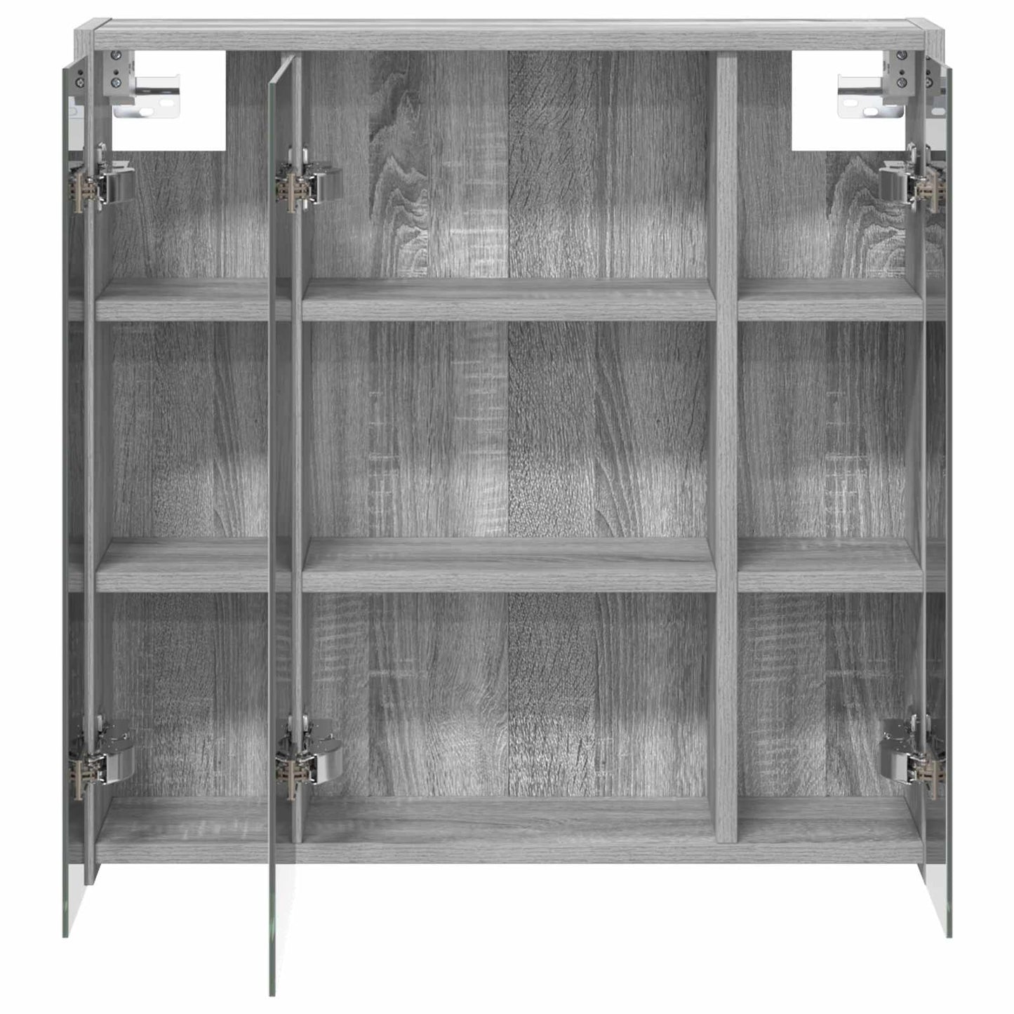 Baderomsspeilskap Grå Sonoma 63,5 x 16 x 62,5 cm Konstruert tre