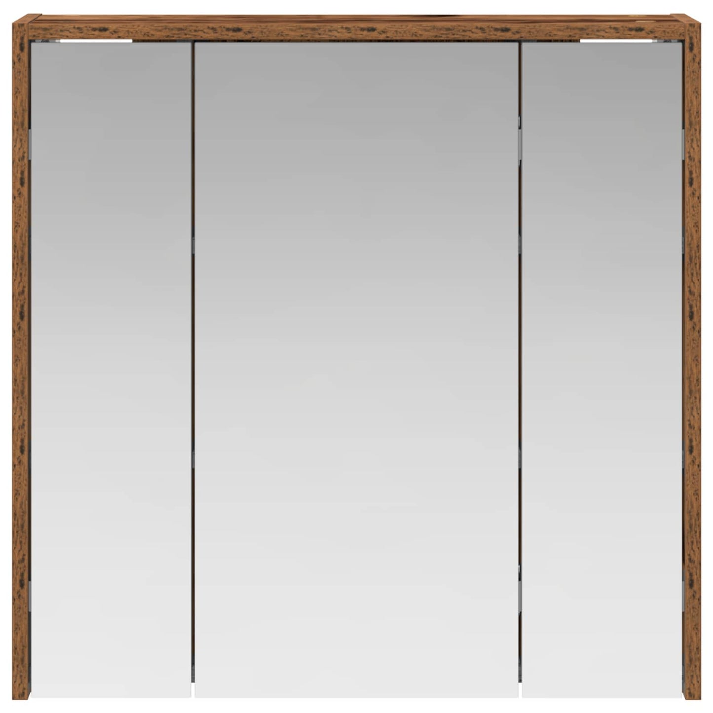Baderomsspeilskap Gammelt tre 63,5 x 16 x 62,5 cm
