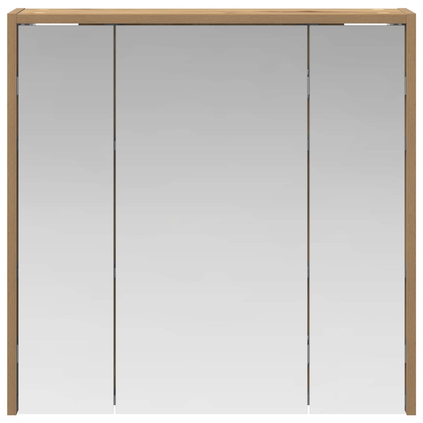 Baderomsspeilskap Kunstnerisk Eik 63,5 x 16 x 62,5 cm