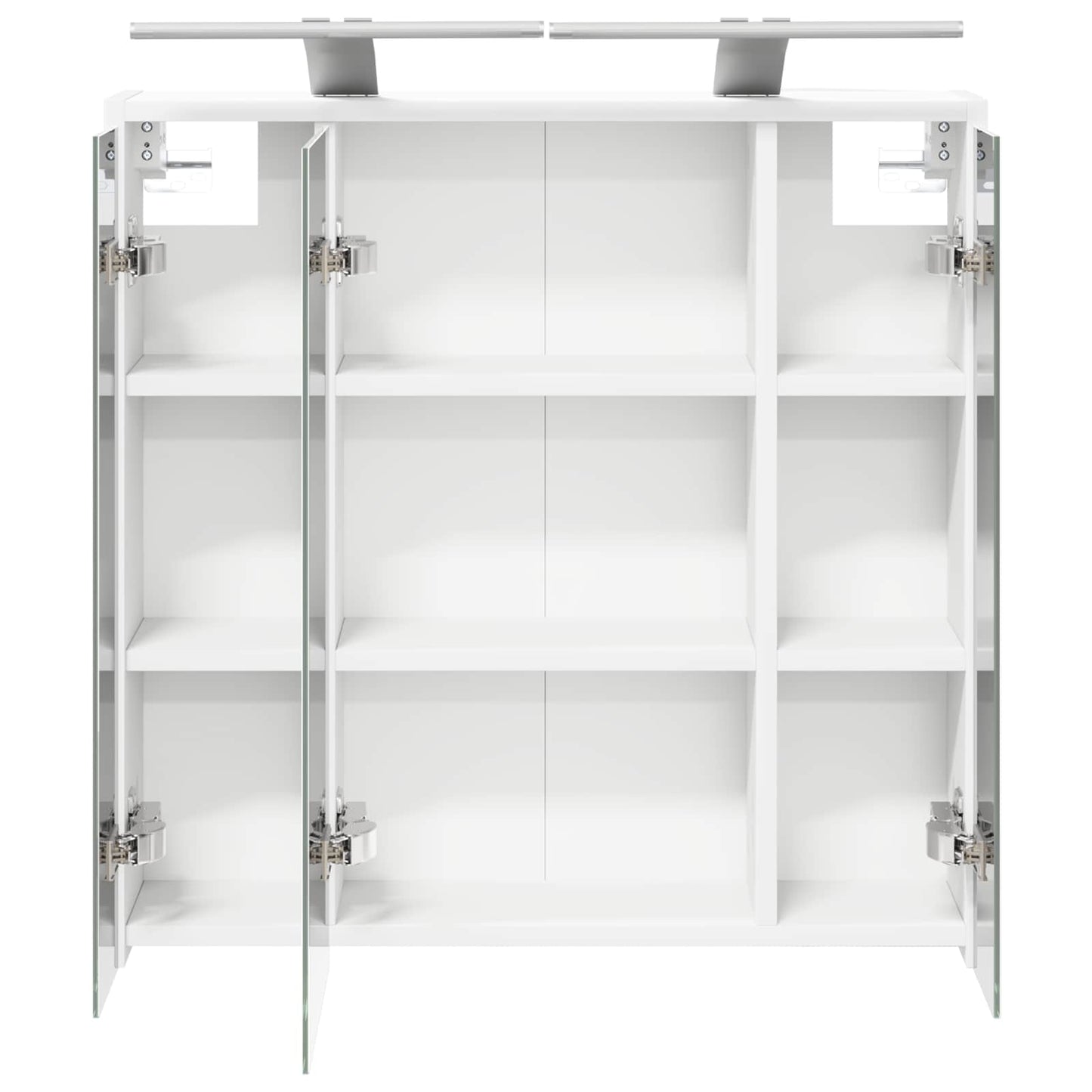 Baderomsspeilskap for Hvit 63,5 x 16 x 62,5 cm Konstruert tre