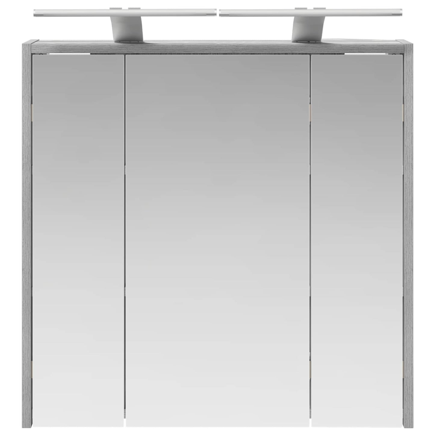 Baderomsspeilskap Grå Sonoma 63,5 x 16 x 62,5 cm Konstruert tre