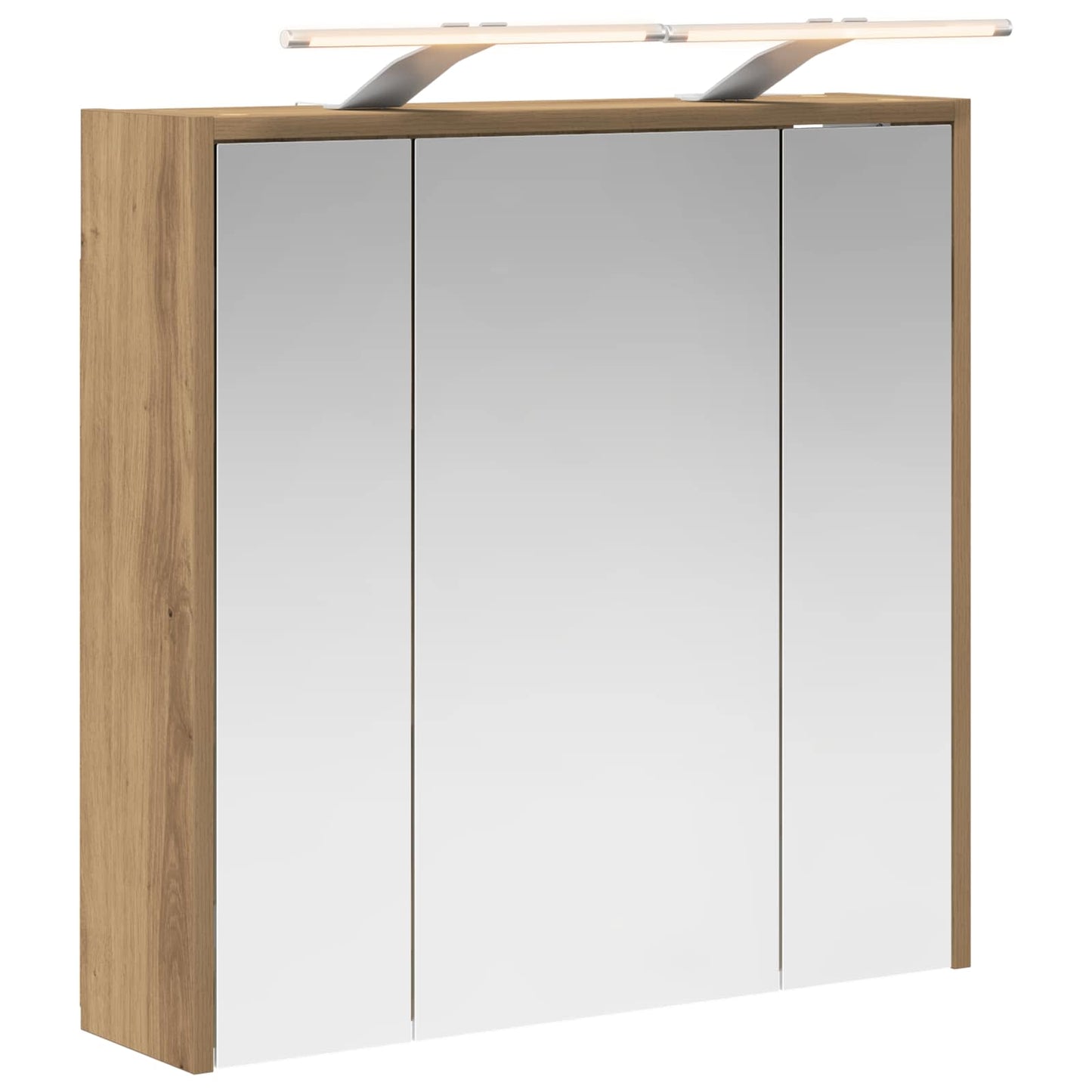 Baderomsspeilskap Kunstnerisk Eik 63,5 x 16 x 62,5 cm
