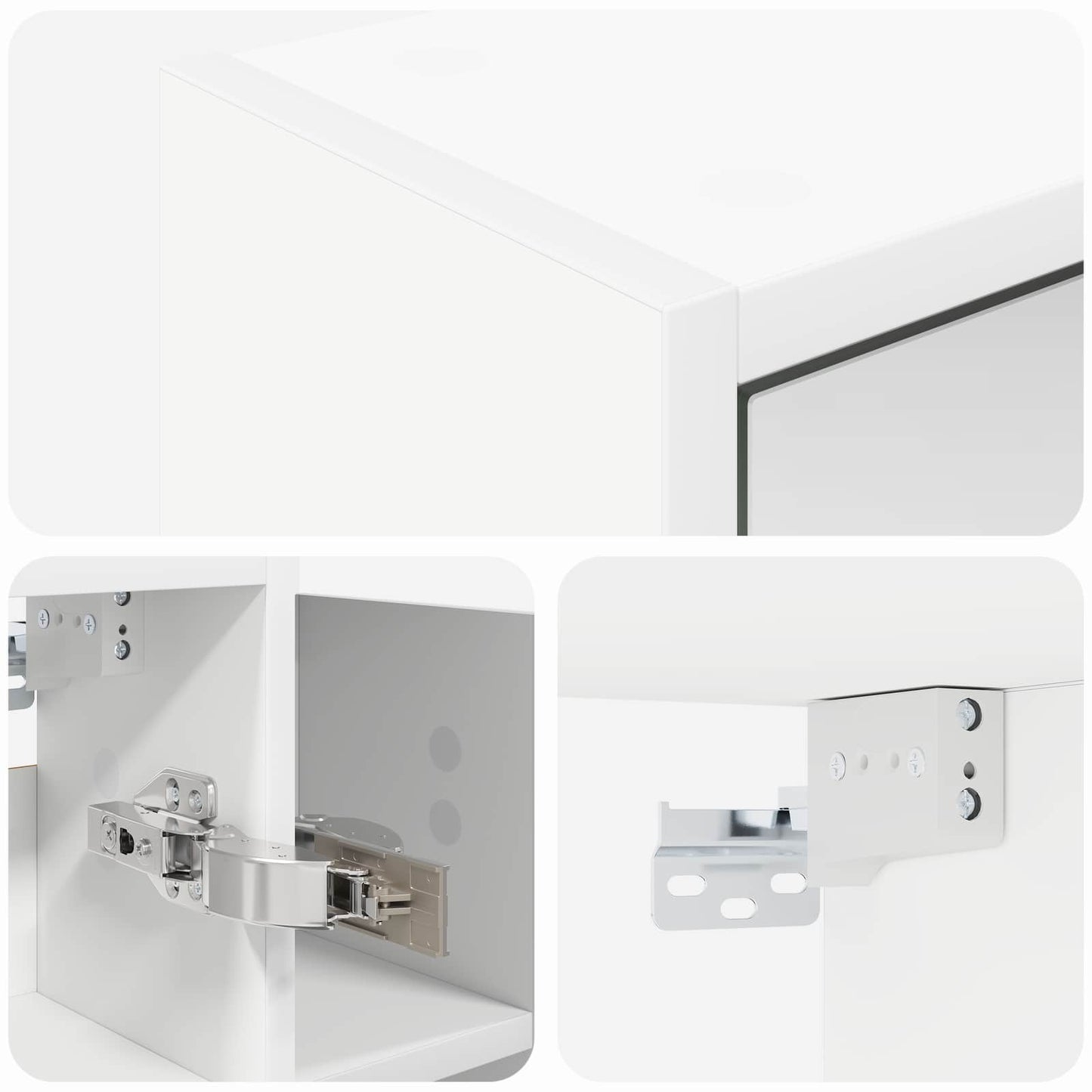 Baderomsspeilskap for Hvit 73,5 x 16 x 62,5 cm Konstruert tre