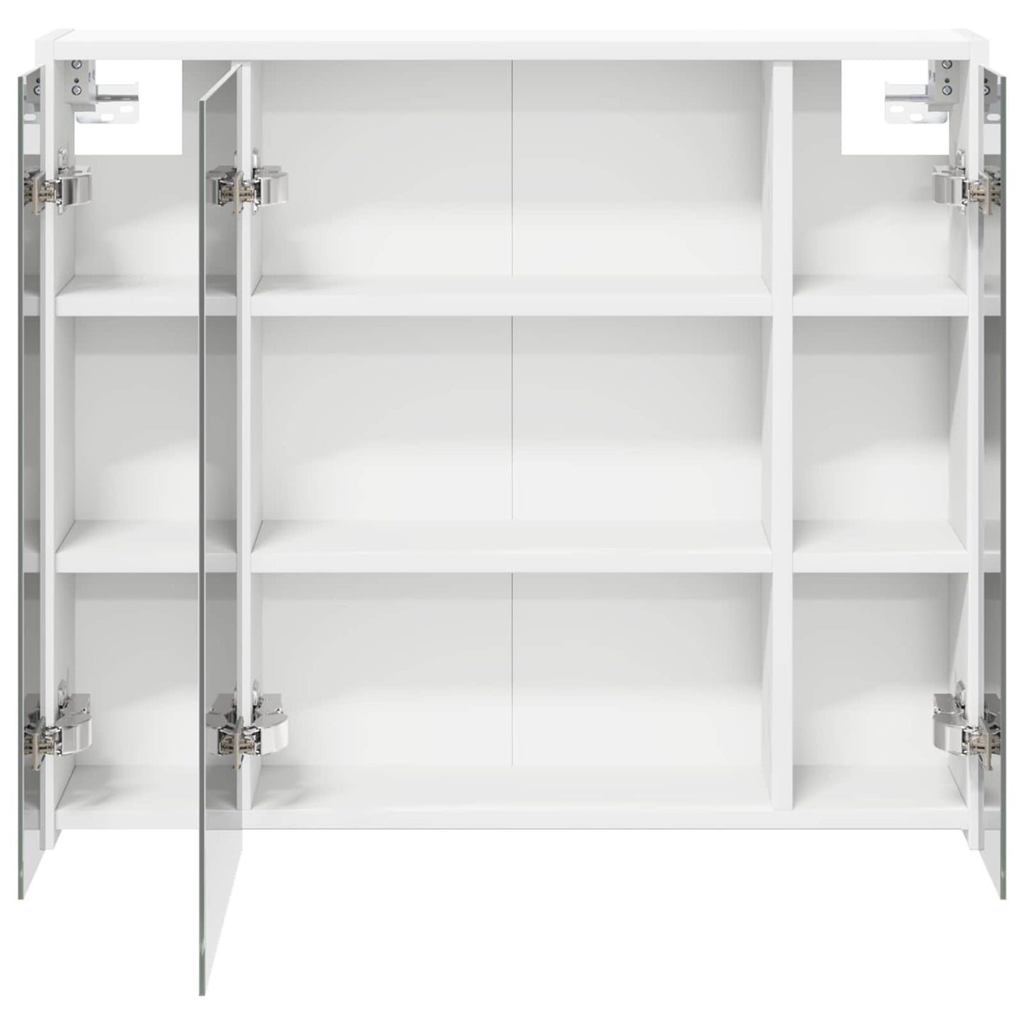 Baderomsspeilskap for Hvit 73,5 x 16 x 62,5 cm Konstruert tre