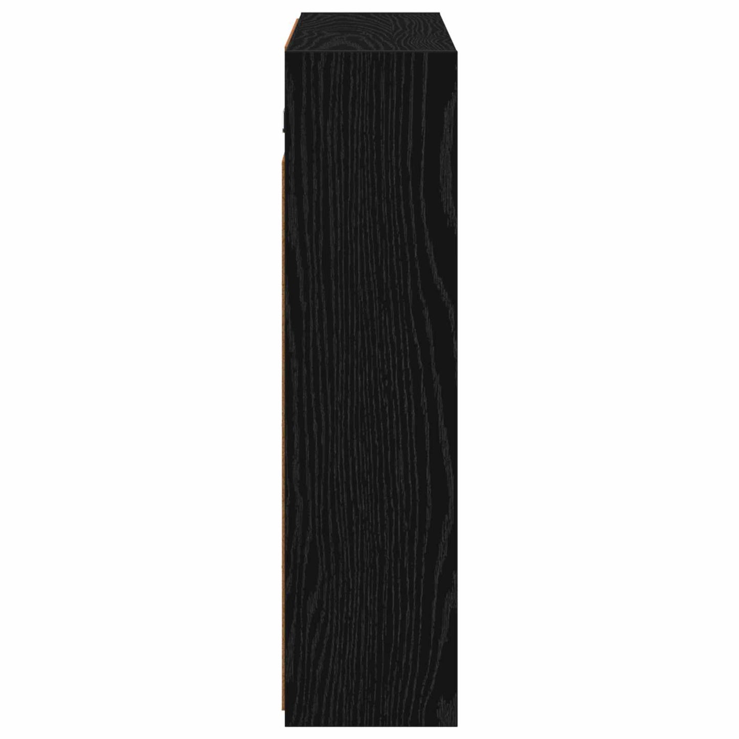 Baderomsspeilskap Svart Eik 73,5 x 16 x 62,5 cm Konstruert tre