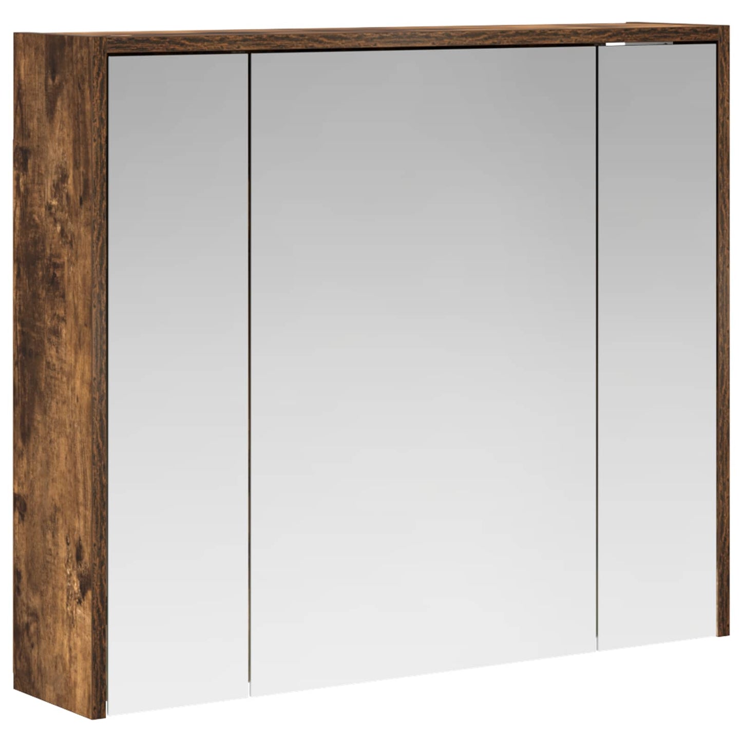 Baderomsspeilskap Røkt eik 73,5 x 16 x 62,5 cm Konstruert tre