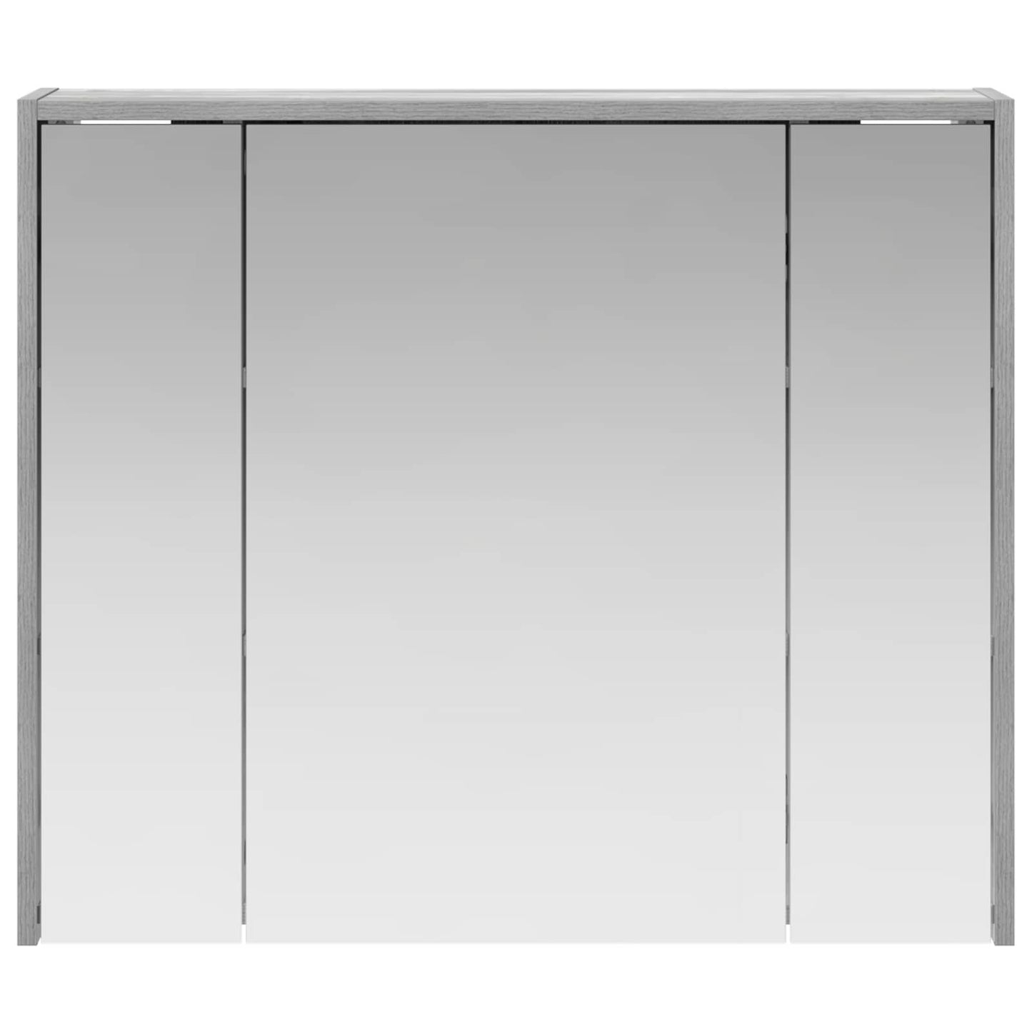 Baderomsspeilskap Grå Sonoma 73,5 x 16 x 62,5 cm Konstruert tre