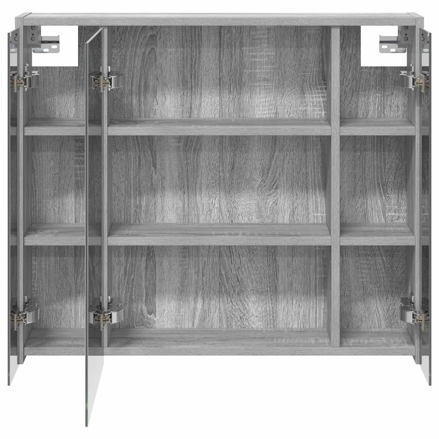 Baderomsspeilskap Grå Sonoma 73,5 x 16 x 62,5 cm Konstruert tre