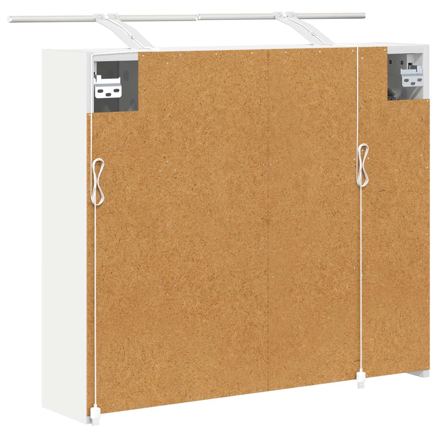 Baderomsspeilskap for Hvit 73,5 x 16 x 62,5 cm Konstruert tre