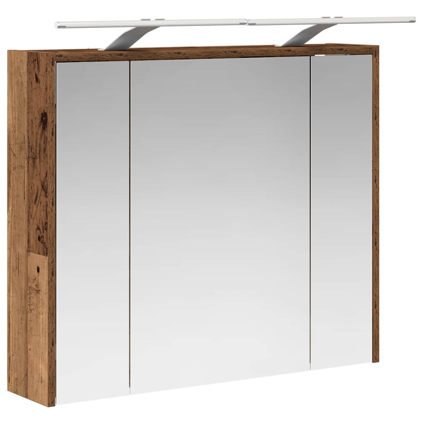 Baderomsspeilskap Gammelt tre 73,5 x 16 x 62,5 cm