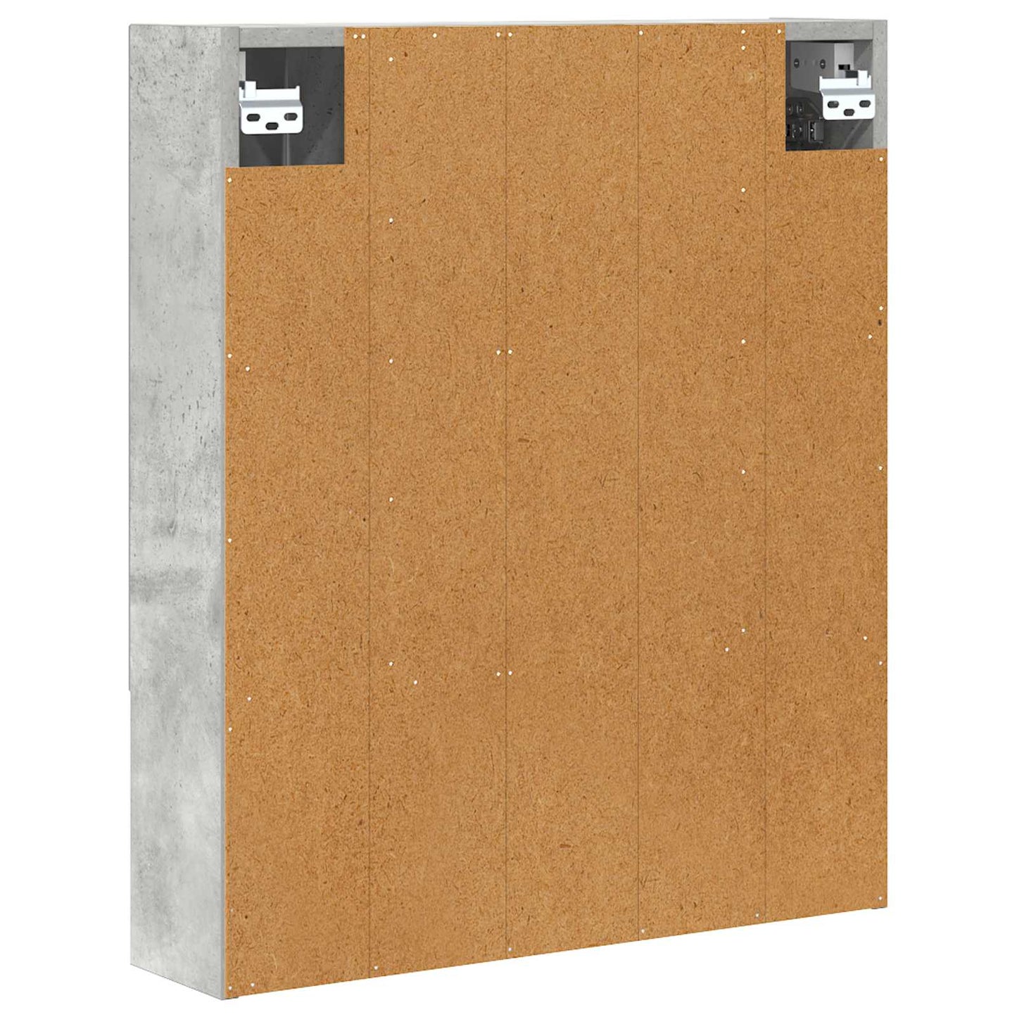 Baderomsspeilskap Betonggrå 60 x 14.5 x 70 cm Konstruert tre