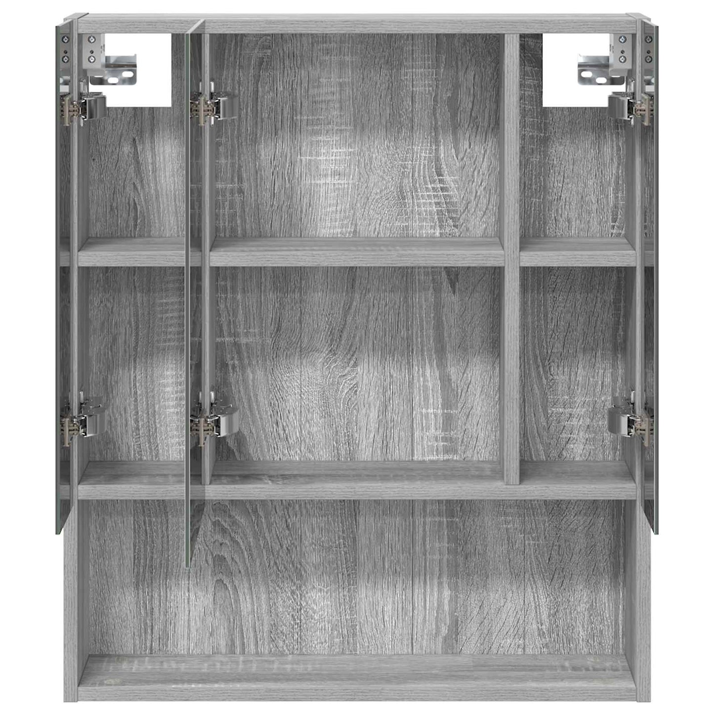Baderomsspeilskap Grå Sonoma 60 x 14.5 x 70 cm Konstruert tre