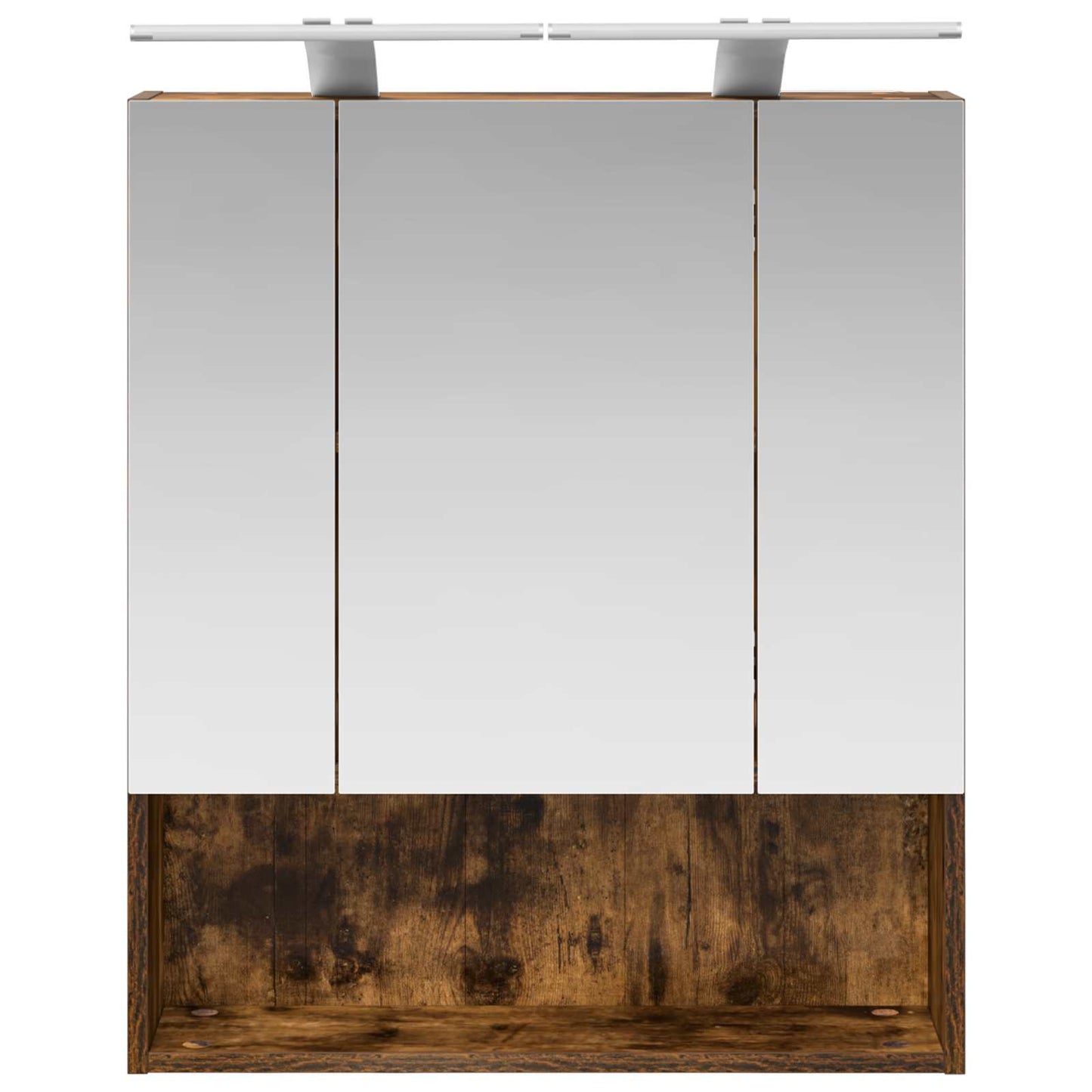 Baderomsspeilskap Røkt eik 60 x 14.5 x 70 cm Konstruert tre
