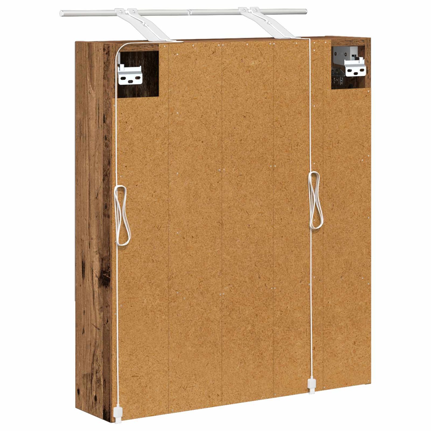 Baderomsspeilskap Gammelt tre 60 x 14.5 x 70 cm Konstruert tre