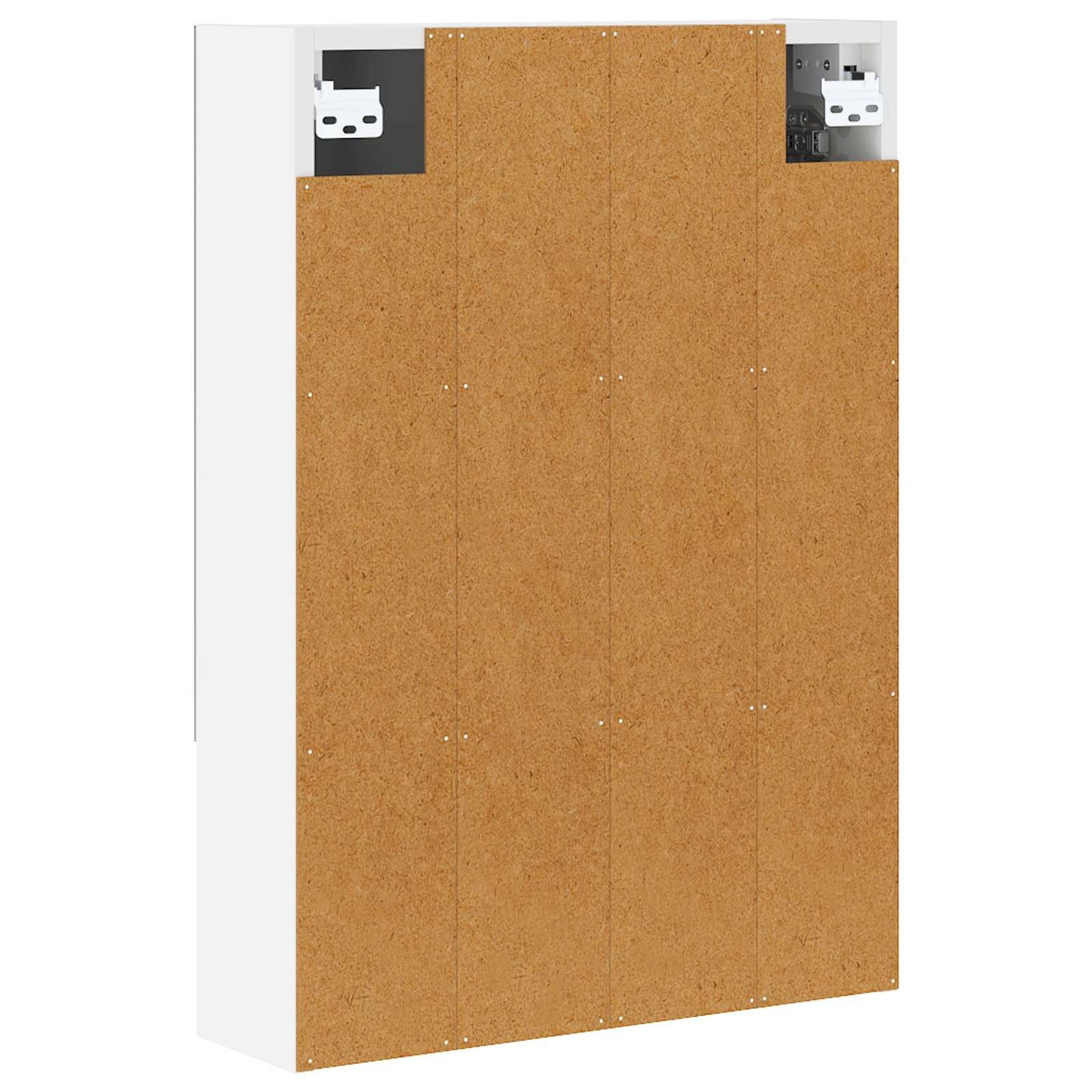 Baderomsspeilskap med dør Hvit 50 x 14,5 x 70 cm Konstruert tre