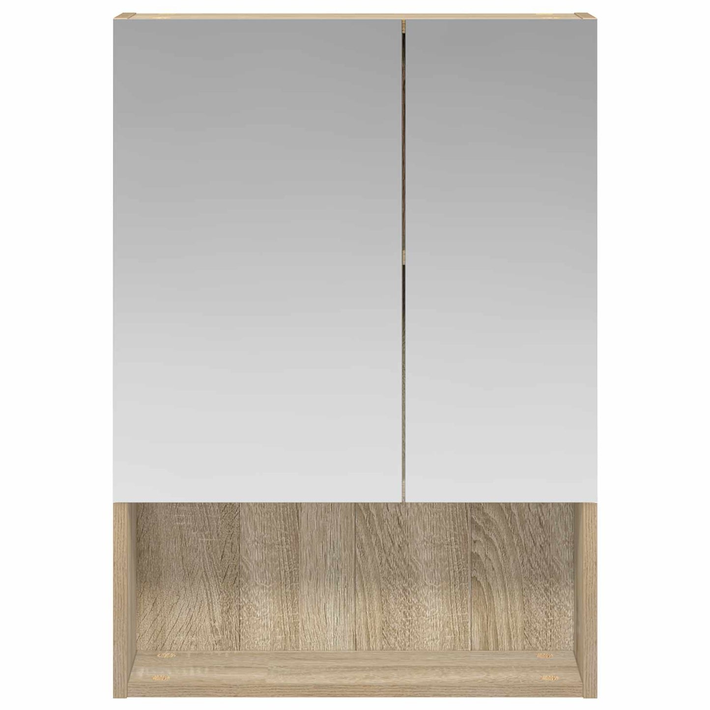 Baderomsspeilskap Sonoma eik 50 x 14,5 x 70 cm Konstruert tre