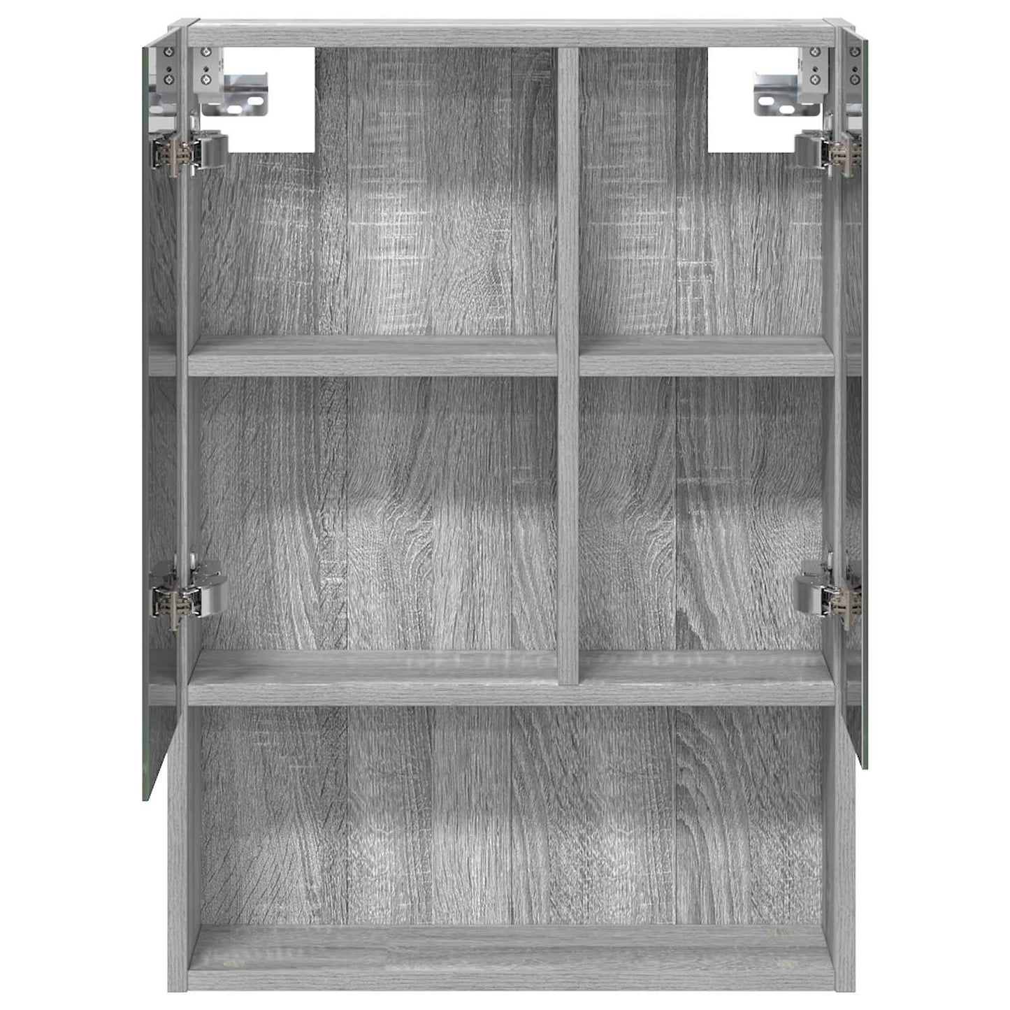 Baderomsspeilskap Grå Sonoma 50 x 14,5 x 70 cm Konstruert tre