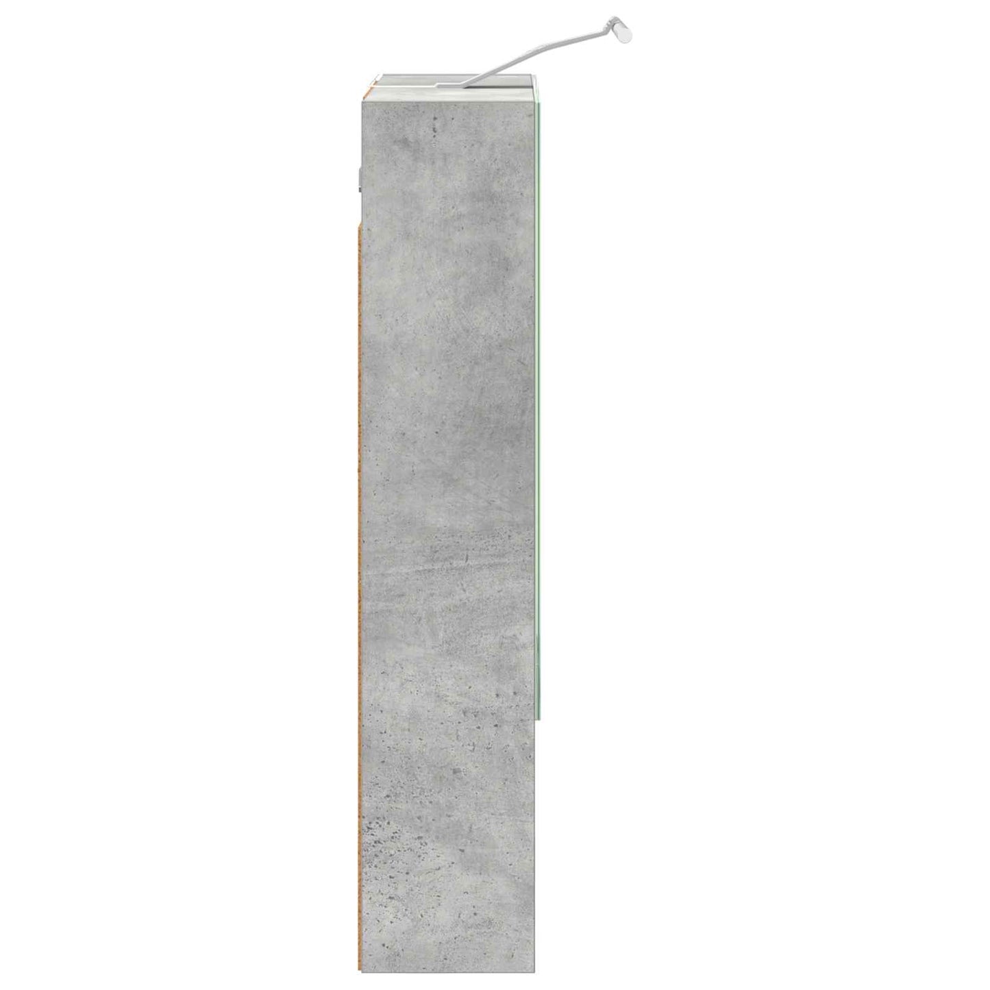 Baderomsspeilskap Betonggrå 50 x 14,5 x 70 cm Konstruert tre