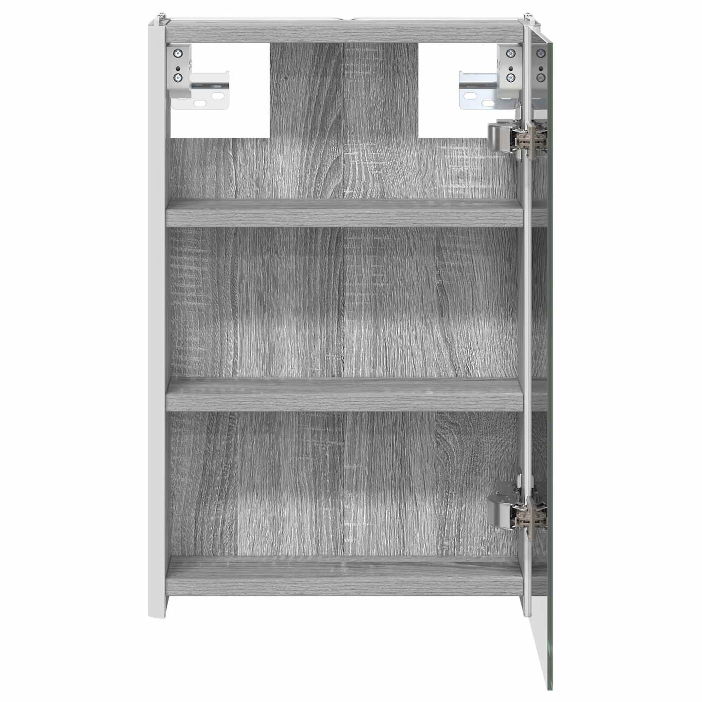 Baderomsspeilskap Grå Sonoma 33 x 11,5 x 50 cm Konstruert tre