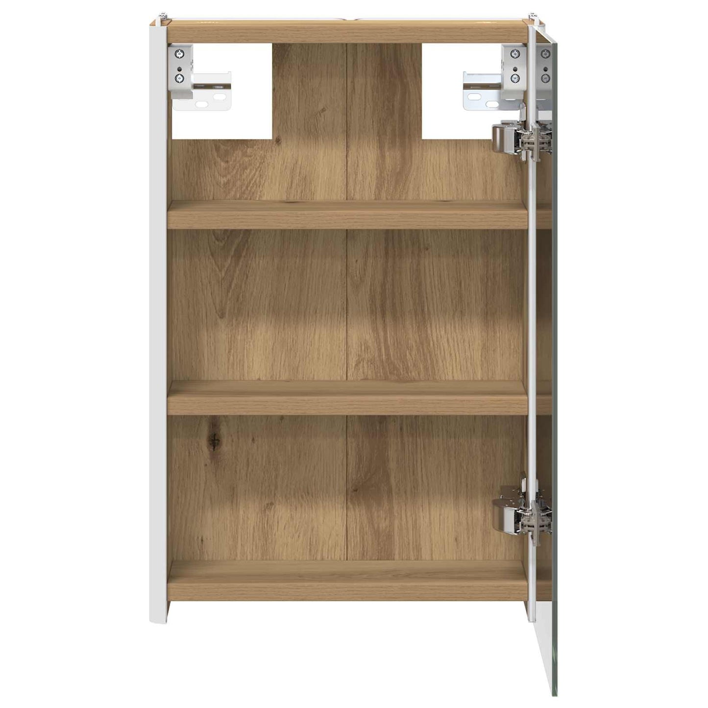 Baderomsspeilskap Kunstnerisk Eik 33 x 11,5 x 50 cm