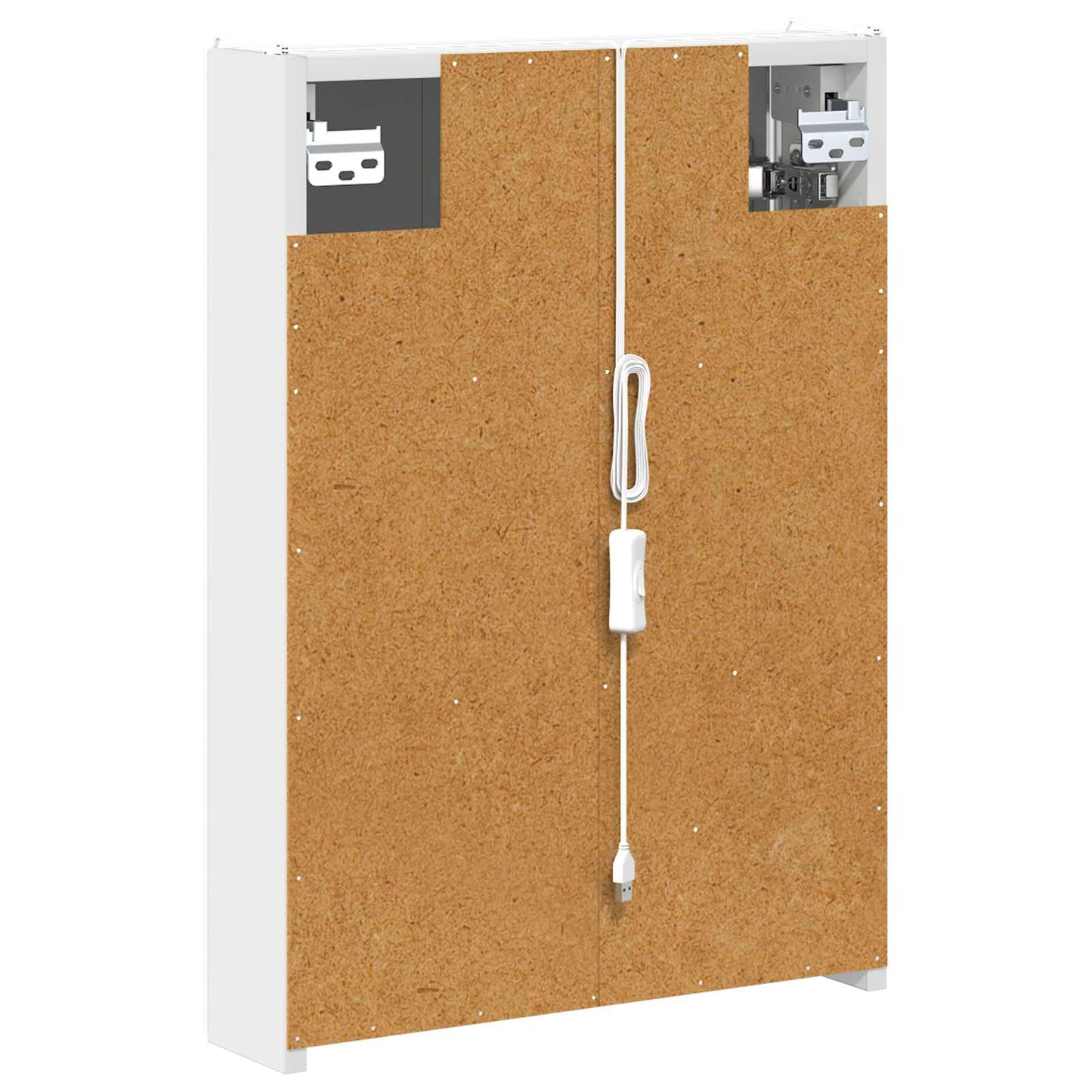 Baderomsspeilskap for Hvit 43 x 11,5 x 60,5 cm Konstruert tre