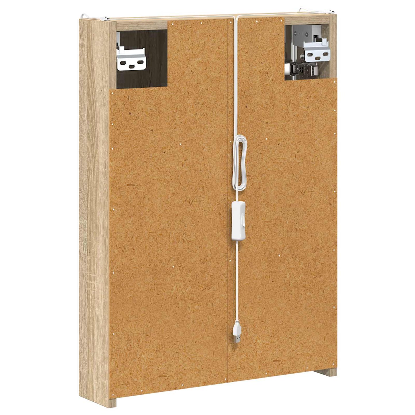 Baderomsspeilskap Sonoma eik 43 x 11,5 x 60,5 cm Konstruert tre