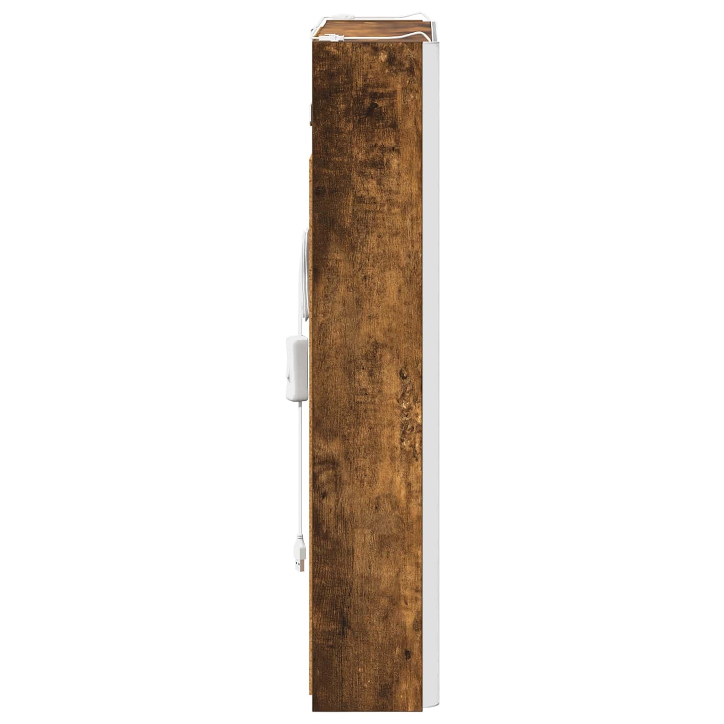 Baderomsspeilskap Røkt eik 43 x 11,5 x 60,5 cm Konstruert tre