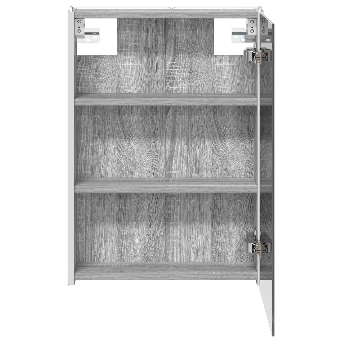 Baderomsspeilskap Grå Sonoma 43 x 11,5 x 60,5 cm Konstruert tre