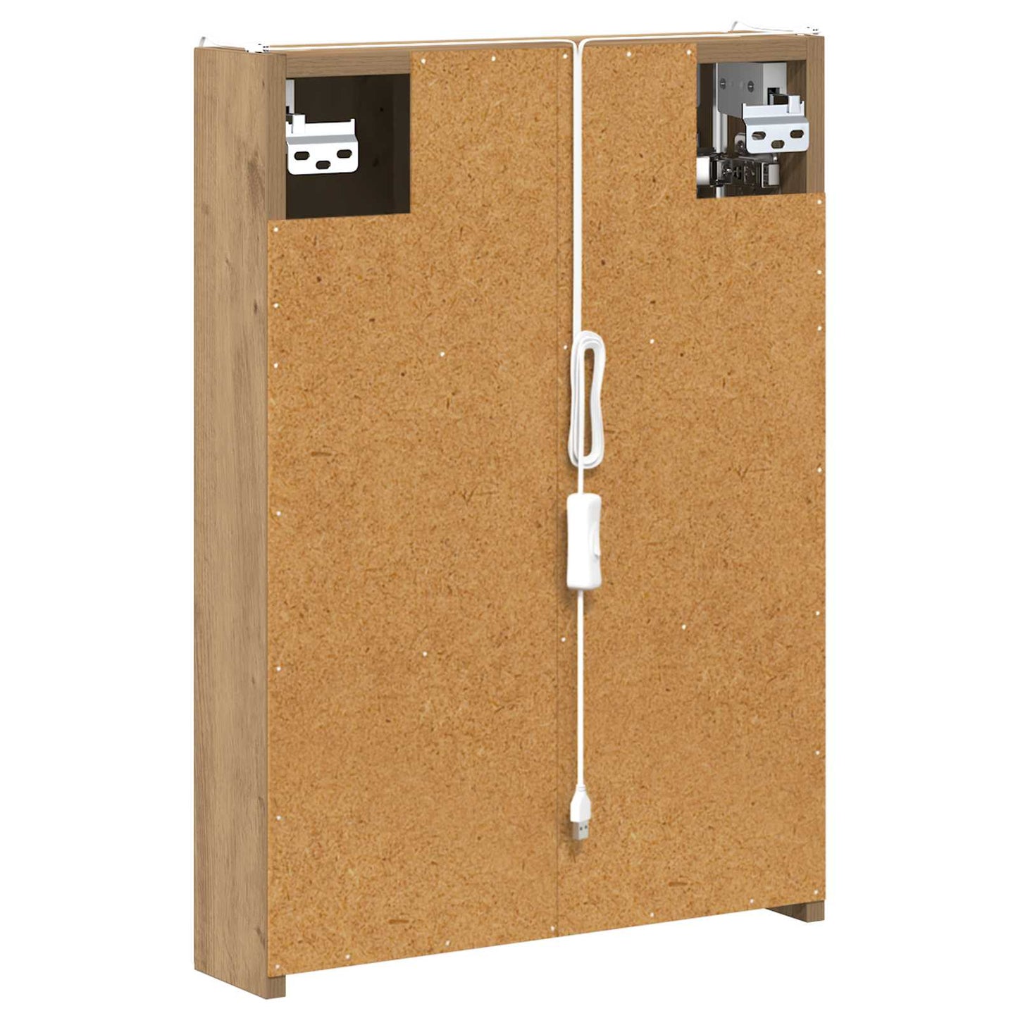 Baderomsspeilskap Kunstnerisk Eik 43 x 11,5 x 60,5 cm