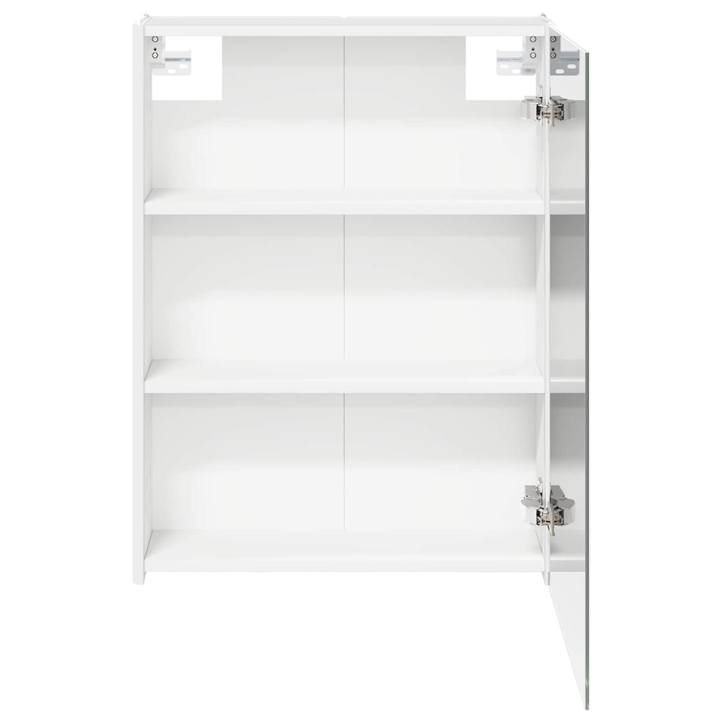 Baderomsspeilskap for Hvit 53,5 x 15,5 x 70 cm Konstruert tre