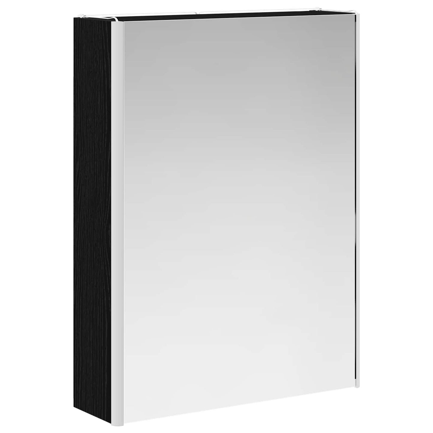 Baderomsspeilskap Svart Eik 53,5 x 15,5 x 70 cm Konstruert tre