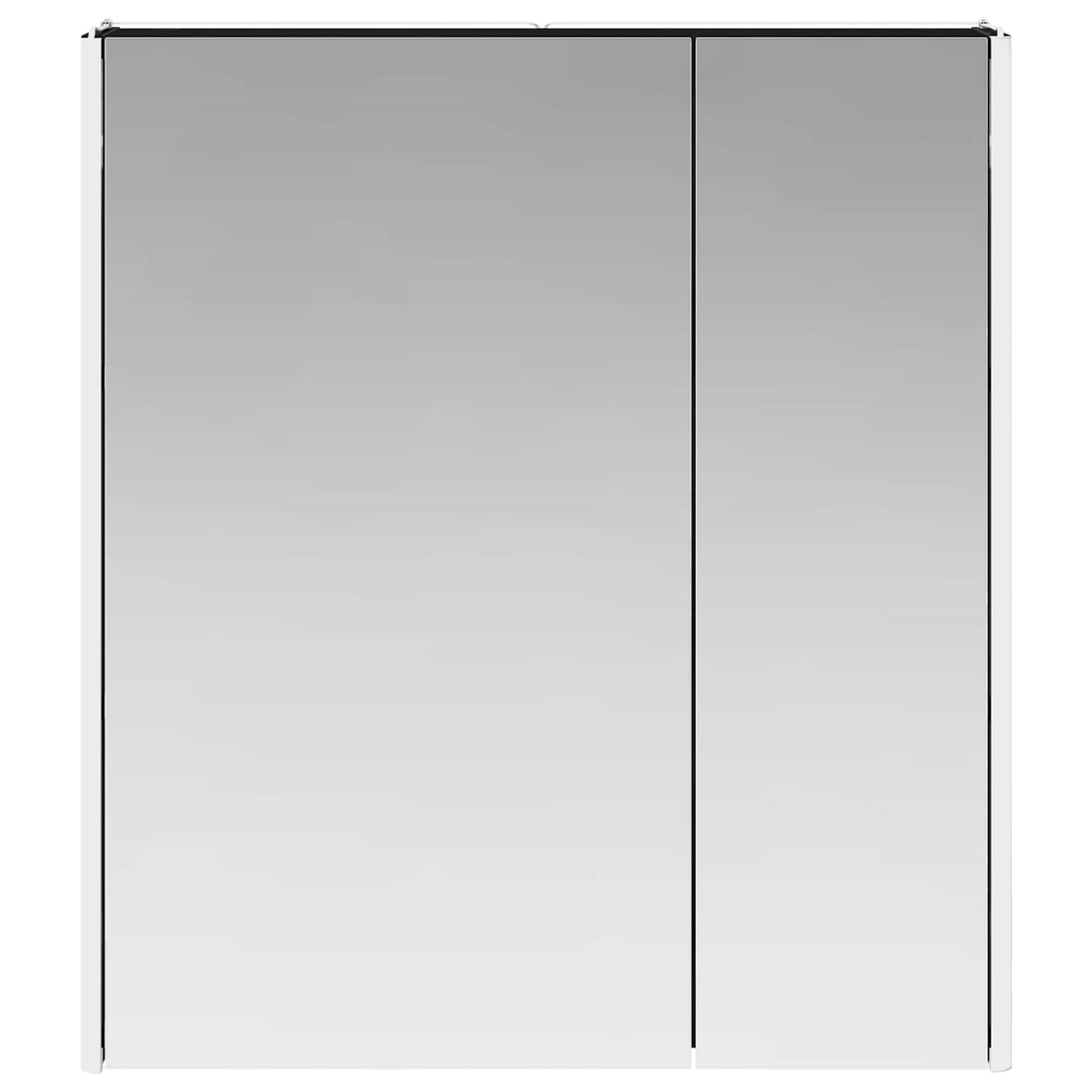 Baderomsspeilskap Svart Eik 63,5 x 15,5 x 70 cm Konstruert tre