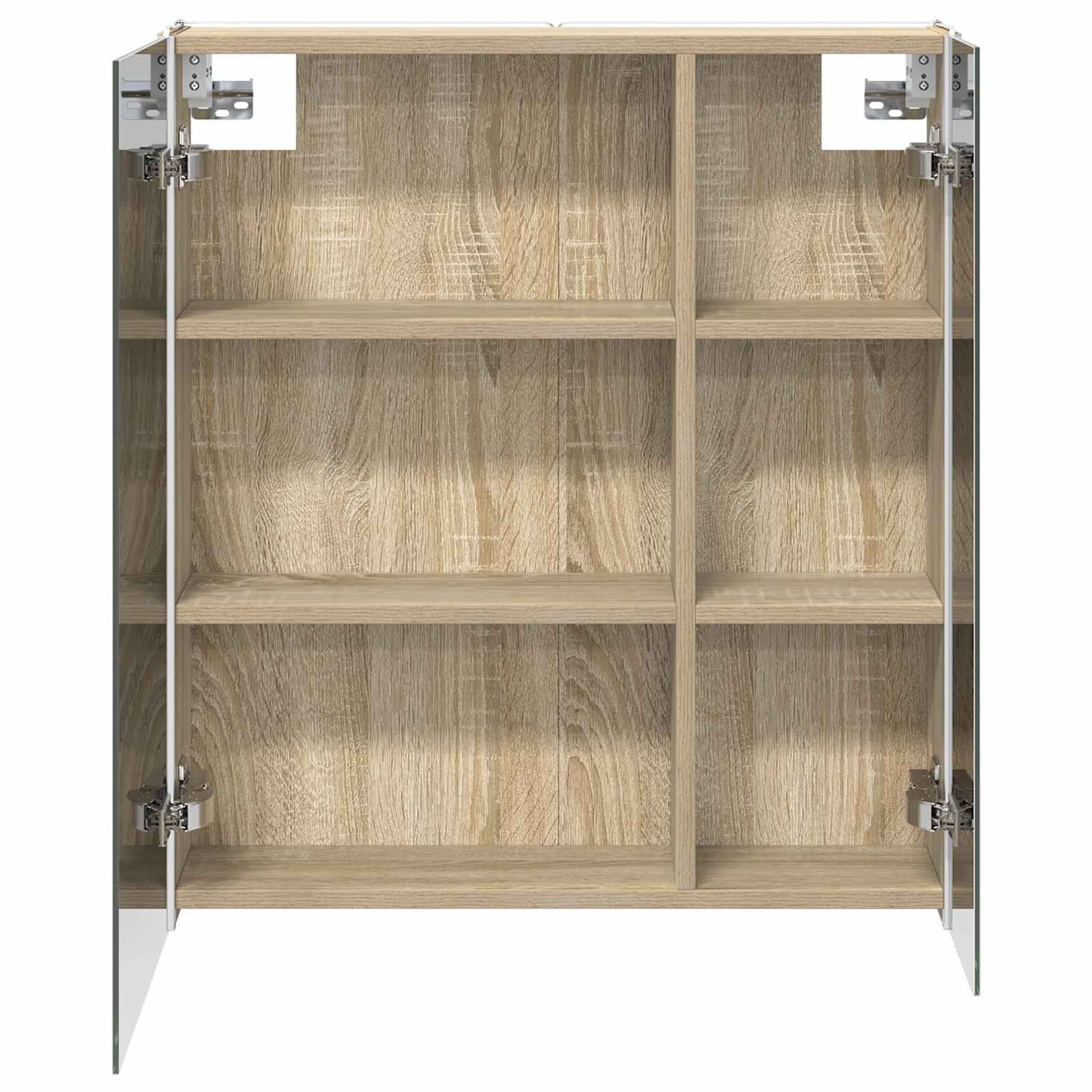 Baderomsspeilskap Sonoma eik 63,5 x 15,5 x 70 cm Konstruert tre