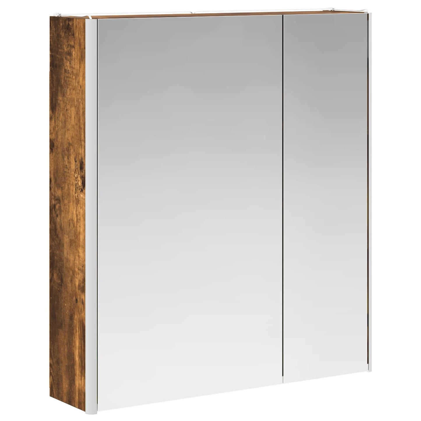 Baderomsspeilskap Røkt eik 63,5 x 15,5 x 70 cm Konstruert tre