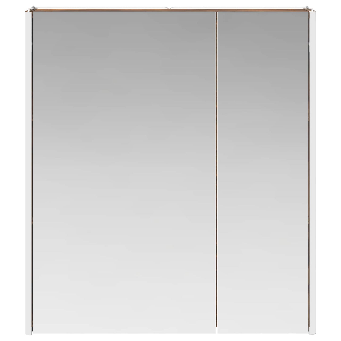 Baderomsspeilskap Røkt eik 63,5 x 15,5 x 70 cm Konstruert tre