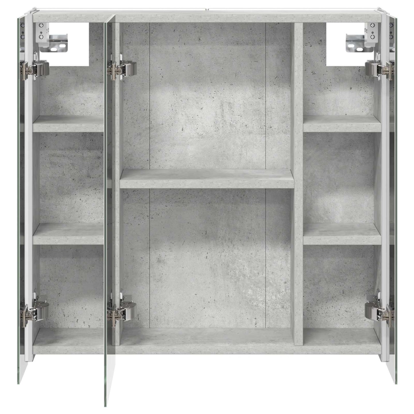Baderomsspeilskap Betonggrå 63,5 x 15,5 x 60,5 cm