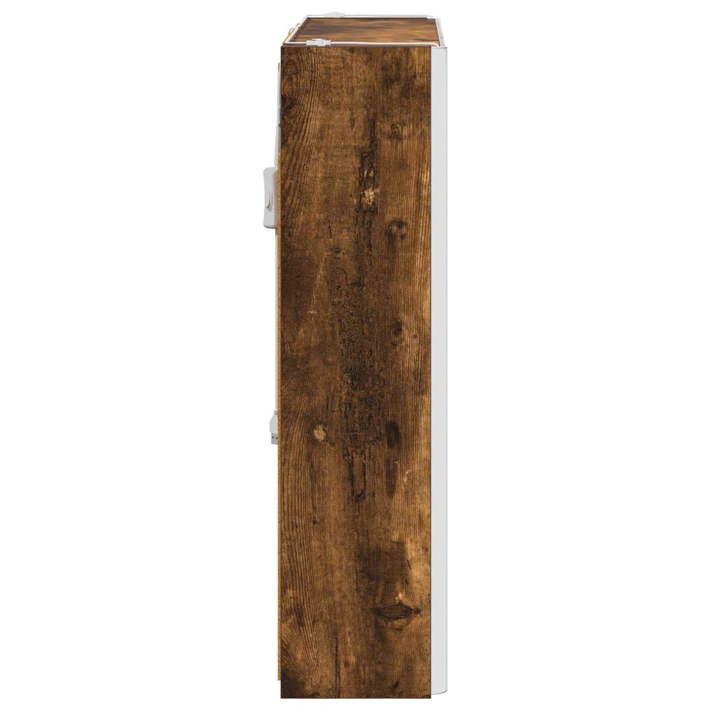 Baderomsspeilskap Røkt eik 63,5 x 15,5 x 60,5 cm Konstruert tre