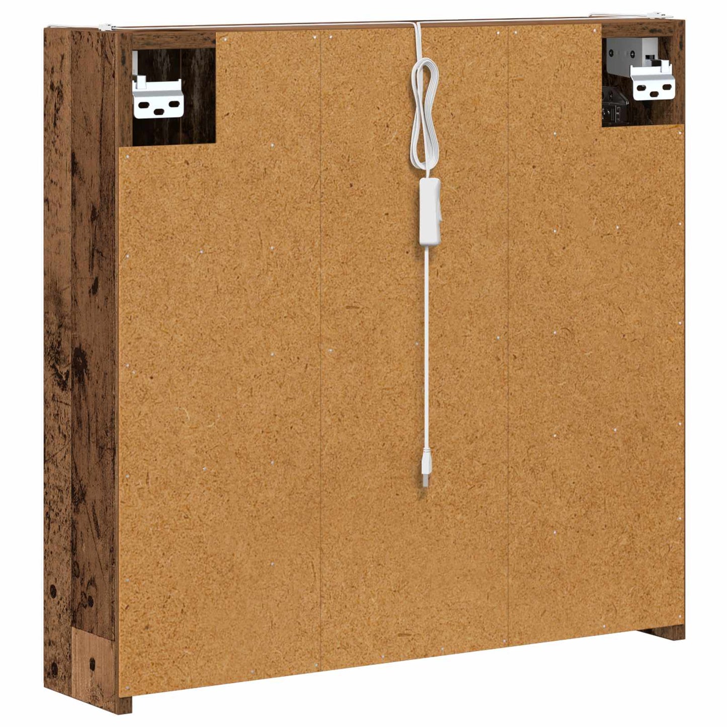 Baderomsspeilskap Gammelt tre 63,5 x 15,5 x 60,5 cm