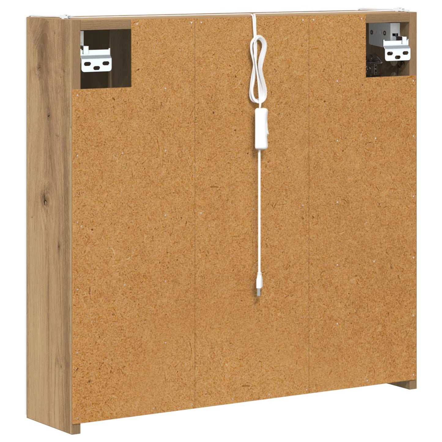 Baderomsspeilskap Kunstnerisk Eik 63,5 x 15,5 x 60,5 cm