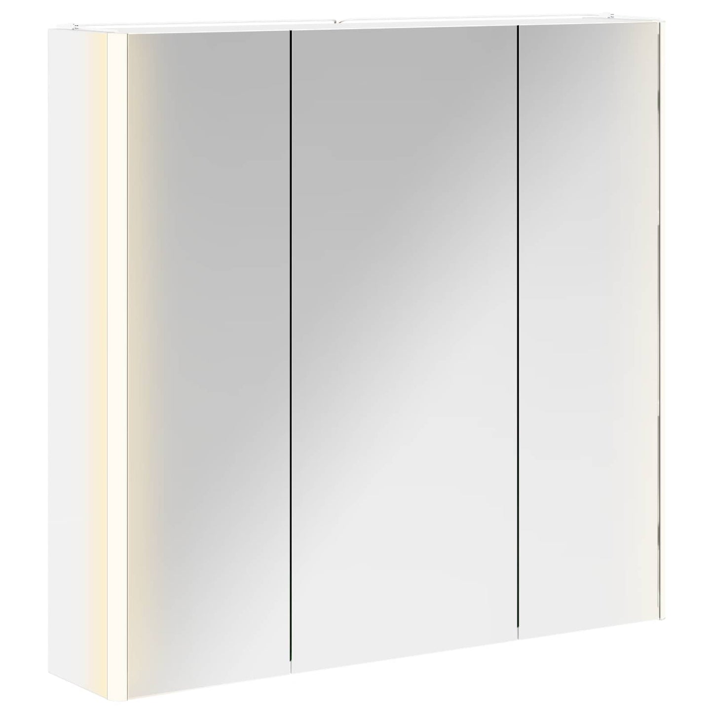 Baderomsspeilskap Hvit 73,5 x 15,5 x 70 cm Konstruert tre