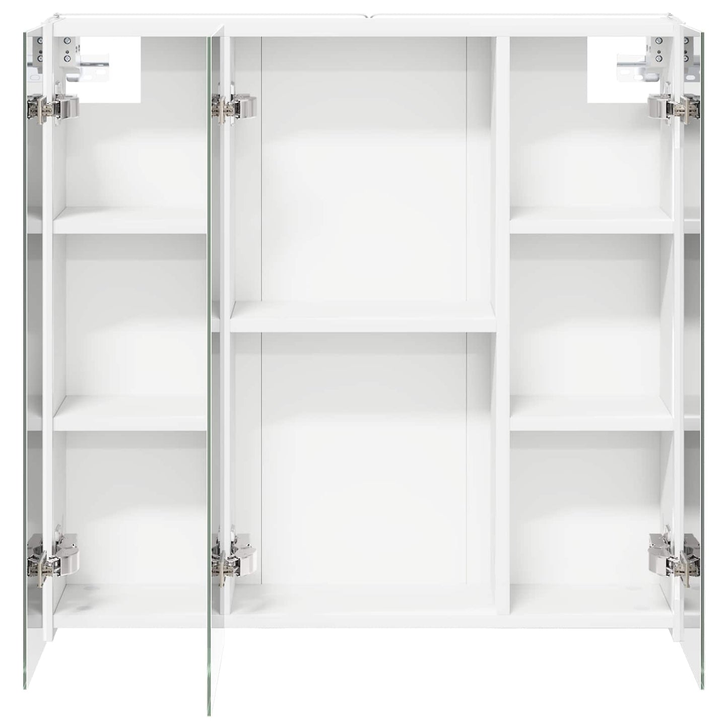 Baderomsspeilskap Hvit 73,5 x 15,5 x 70 cm Konstruert tre