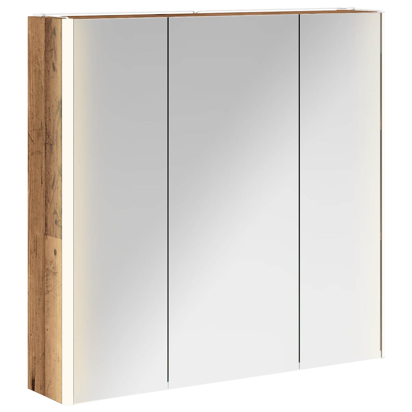 Baderomsspeilskap med hylle Gammelt tre 73,5 x 15,5 x 70 cm