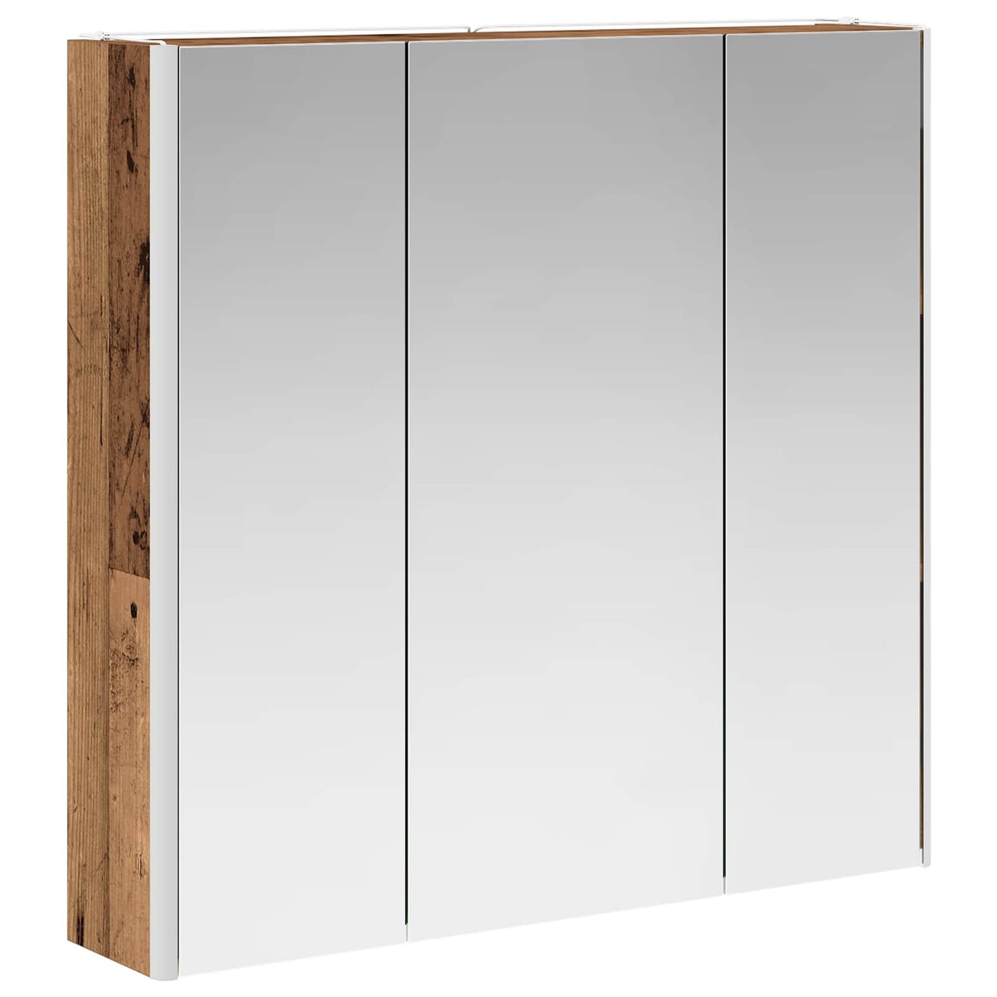 Baderomsspeilskap med hylle Gammelt tre 73,5 x 15,5 x 70 cm