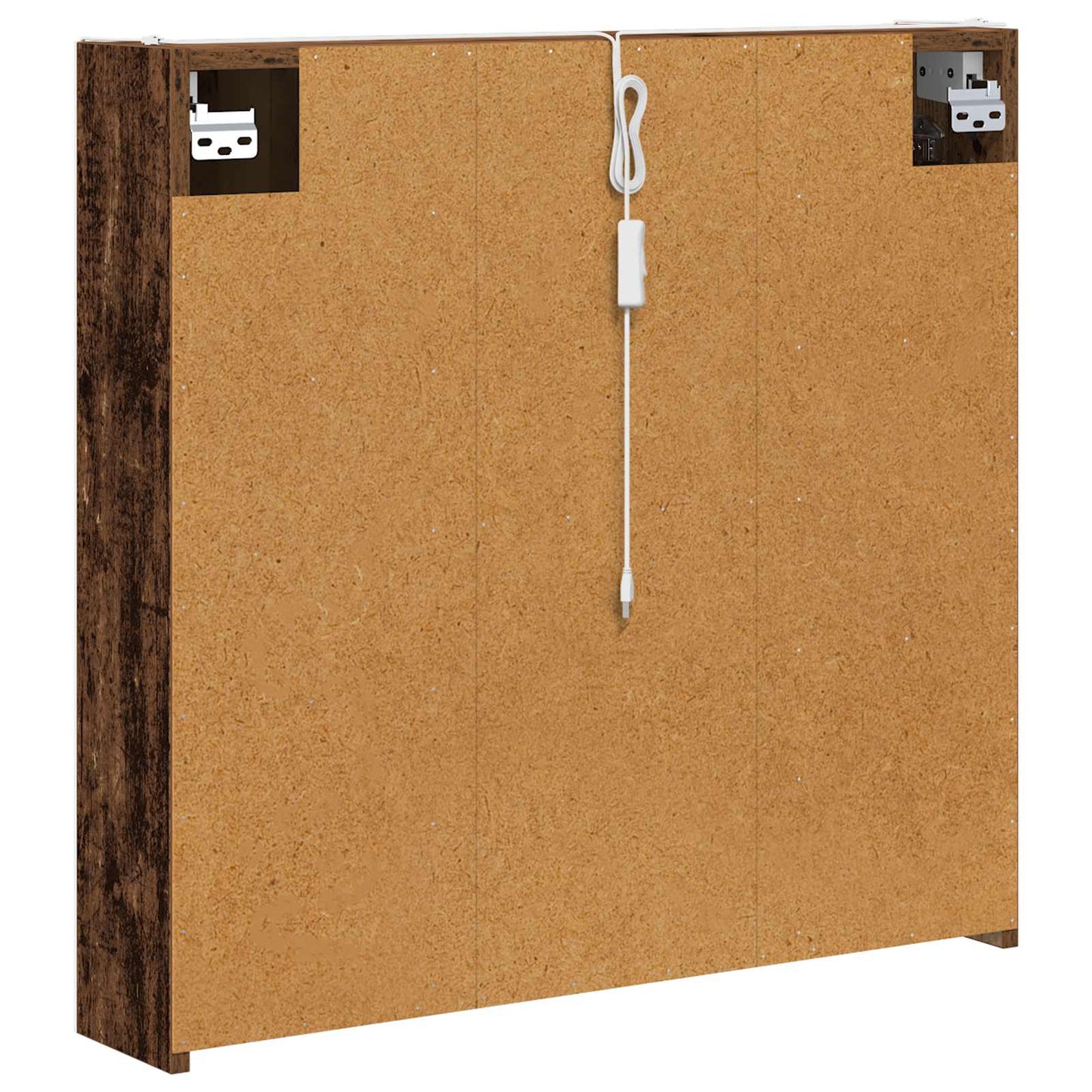 Baderomsspeilskap med hylle Gammelt tre 73,5 x 15,5 x 70 cm