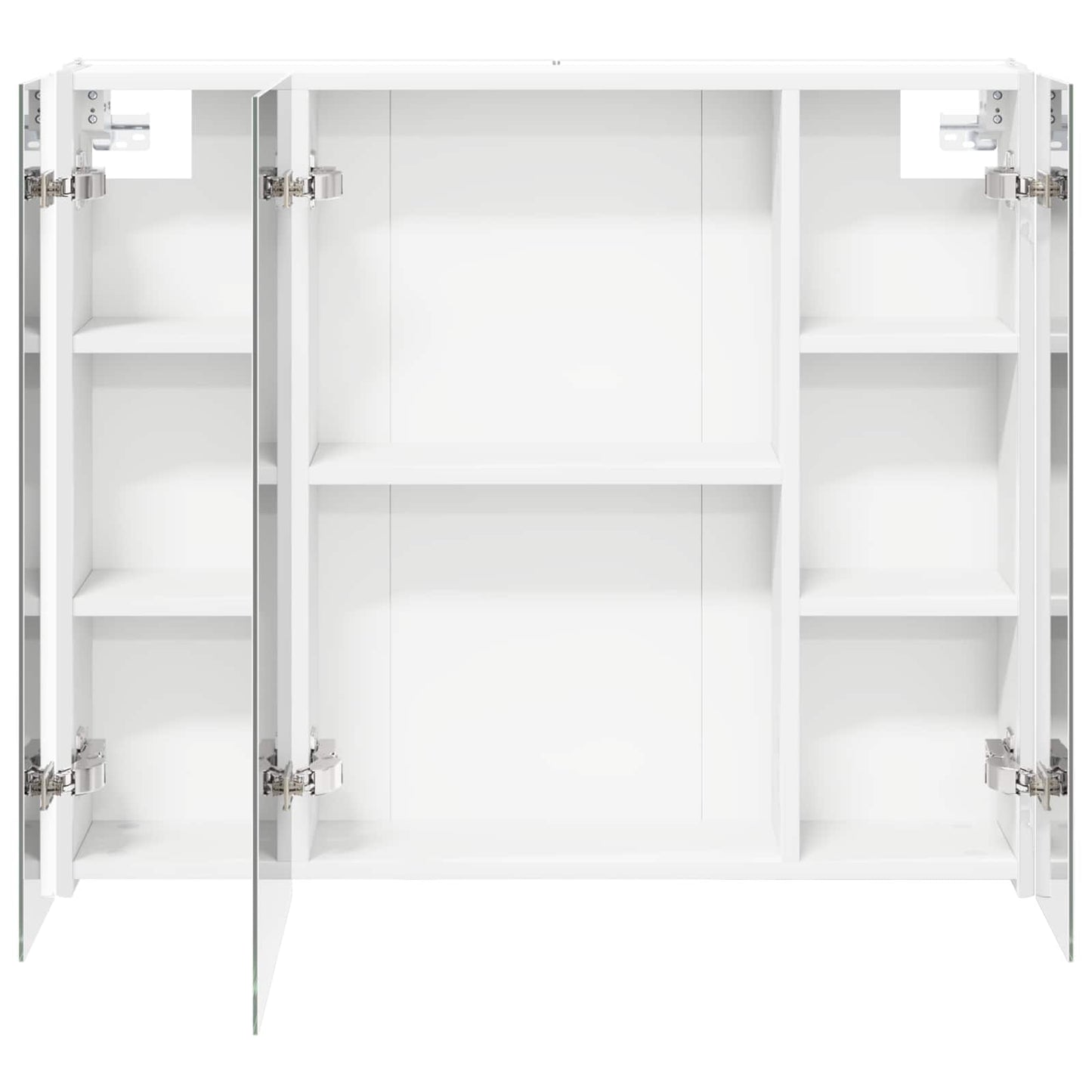 Baderomsspeilskap for Hvit 83,5 x 15,5 x 70 cm Konstruert tre