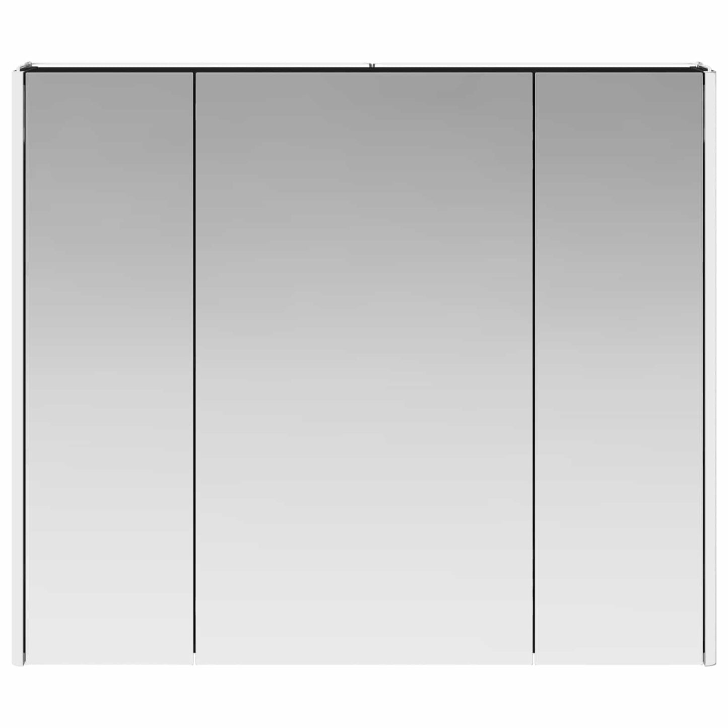 Baderomsspeilskap Svart Eik 83,5 x 15,5 x 70 cm Konstruert tre