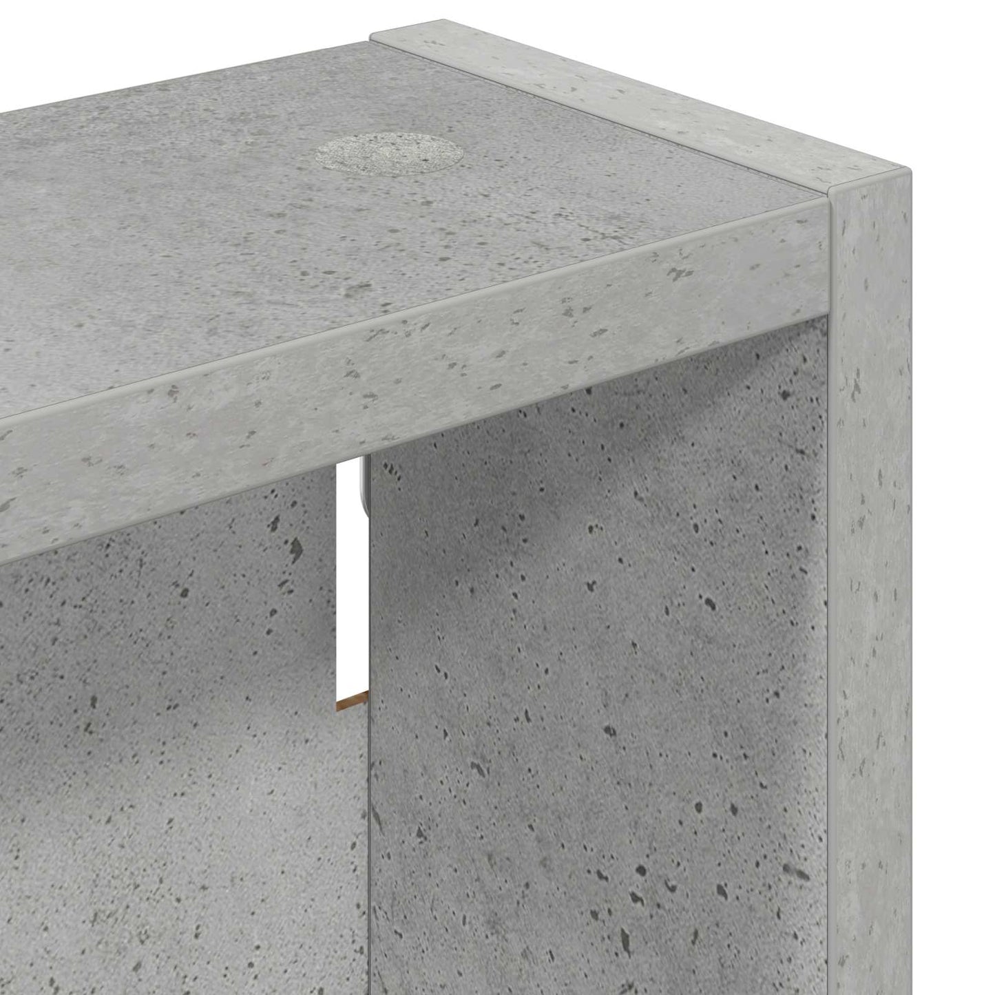 Baderom veggskap BetongGrå 20 x 10 x 50 cm Konstruert tre
